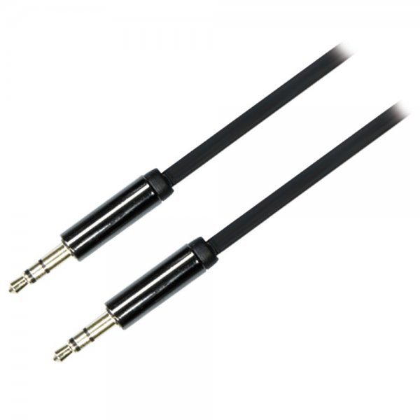 Deltaco Kabel 3.5mm Stereo Audio Cable 1m Svart