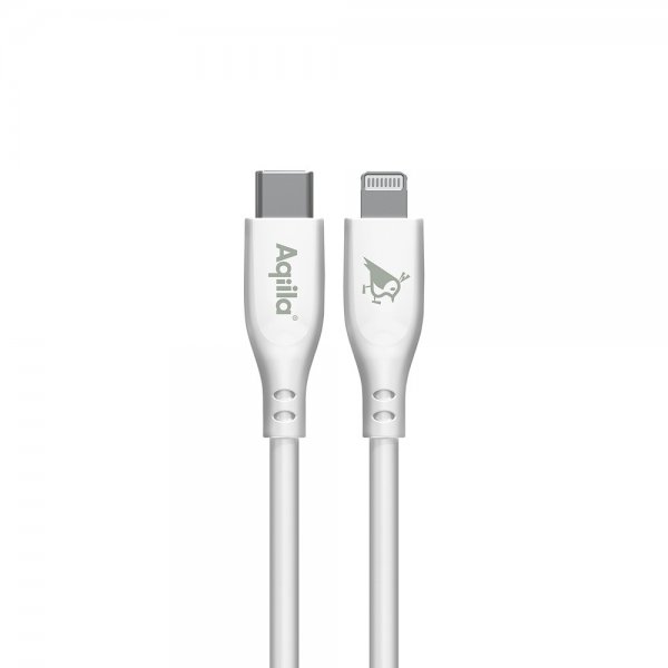 Aqiila Kabel Cablebird CS21 USB-C/Lightning 60W 1m Hvit