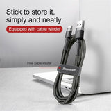 Baseus Kabel Cafule Cable USB-A/USB-C 3m Grå Svart