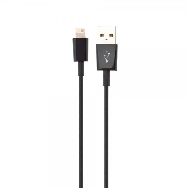 Xqisit Kabel Charge & Sync USB-A/Lightning 1m Svart