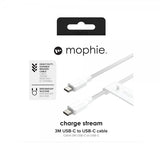 Mophie Kabel Chargestream USB-C to USB-C 3 m Hvit