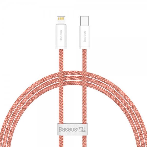 Baseus Kabel Dynamic Series USB-C till Lightning 1 m Oransje