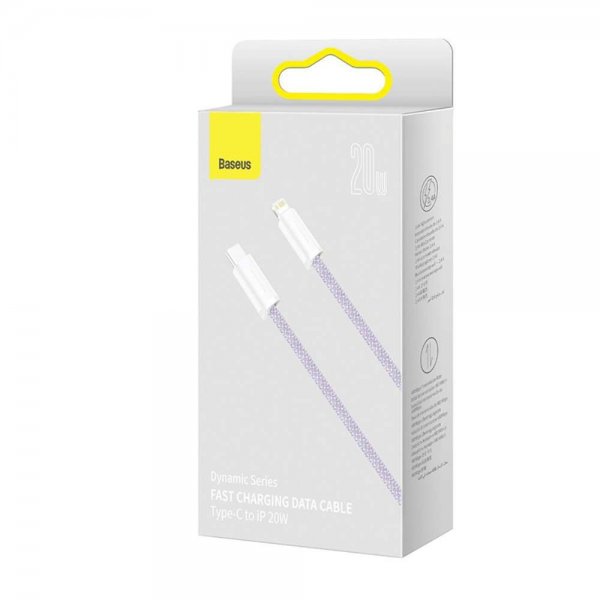 Baseus Kabel Dynamic Series USB-C till Lightning 2 m Lilla