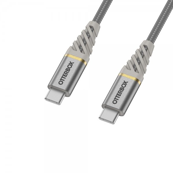 Otterbox Kabel Fast Charge Premium USB-C to USB-C Cable 1m Silver Dust