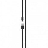 Xqisit Kabel Flettet USB-A/Lightning 1.8m Svart
