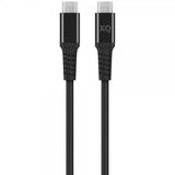 Xqisit Kabel Flettet USB-C/USB-C 2m Svart