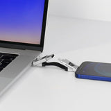Rolling Square Kabel inCharge 6 Keyring Moon White