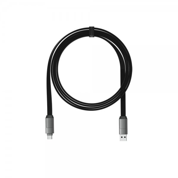 Rolling Square Kabel inCharge 6 Max 1.5m 6in1 Mercury Gray