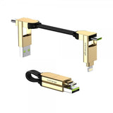 Rolling Square Kabel inCharge X Keyring 100W 6in1 Marble Beige