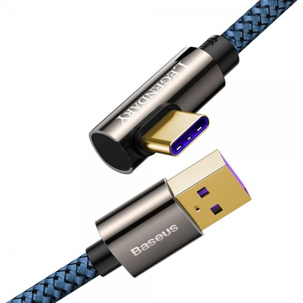 Baseus Kabel Legend Series USB-A till USB-C 2 m Blå
