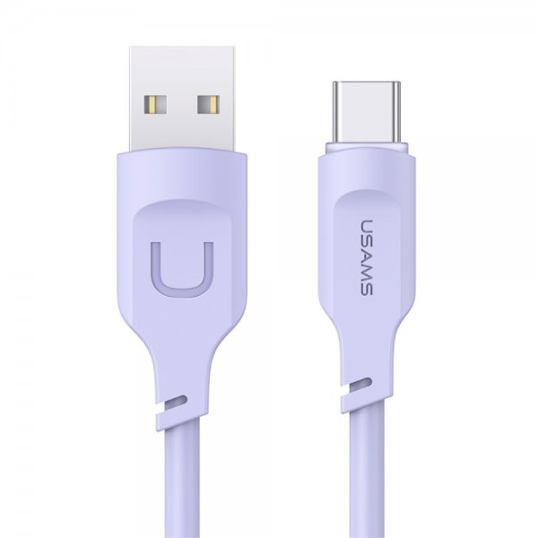 USAMS Kabel Lithe Series USB-A/USB-C 1.2 m Lila