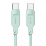 USAMS Kabel Lithe Series USB-C/USB-C 1.2 m Grön