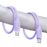 USAMS Kabel Lithe Series USB-C/USB-C 1.2 m Lila