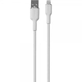 Puro Kabel Soft Charge & Sync Cable USB-A/Lightning 1.5m Hvit