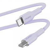 Puro Kabel Soft Charge & Sync Cable USB-C/Lightning 1.5m Lavendel