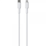 Puro Kabel Soft Charge & Sync Cable USB-C/Lightning 1.5m Hvit