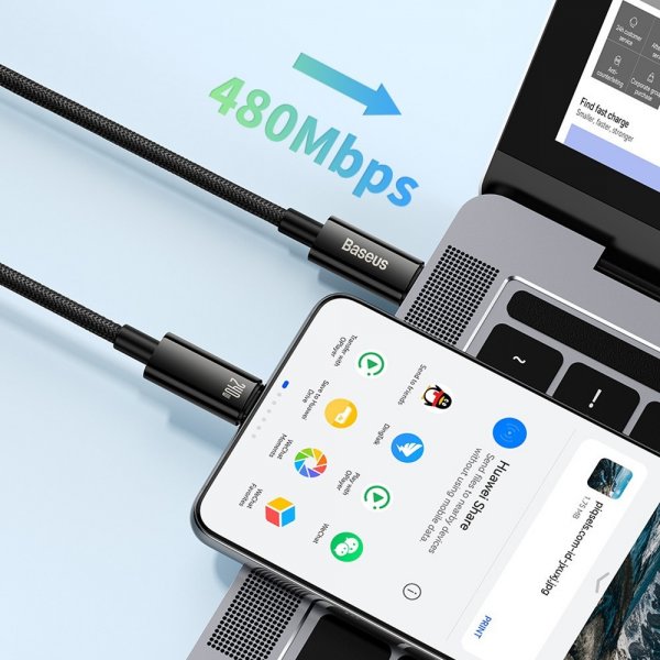 Baseus Kabel Tungsten Gold Fast Charging Data Cable 240W USB-C/USB-C 1m