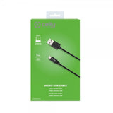 Celly Kabel USB-A/Micro-USB 1M Svart
