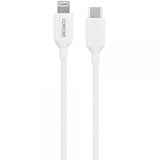 Deltaco Kabel USB-C Cable with Lightning Connector 1m Hvit