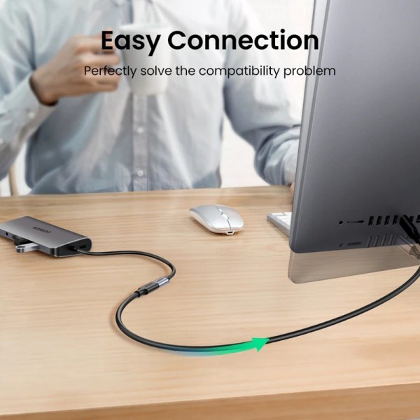 Ugreen Kabel USB-C Extension Cable 100W 4K 1m