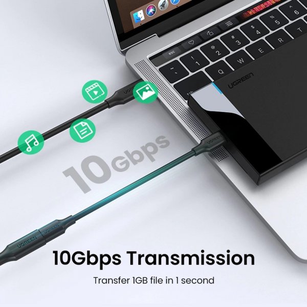 Ugreen Kabel USB-C Extension Cable 100W 4K 1m