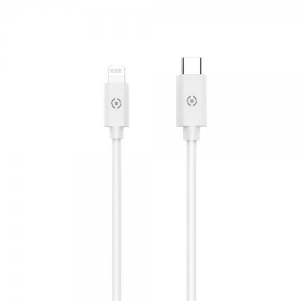 Celly Kabel USB-C/Lightning 2M Hvit