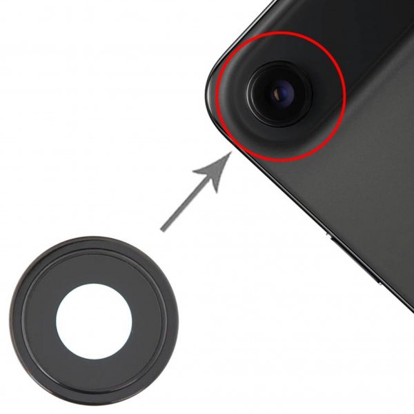 Kameralinser med ramme for iPhone Air - Svart