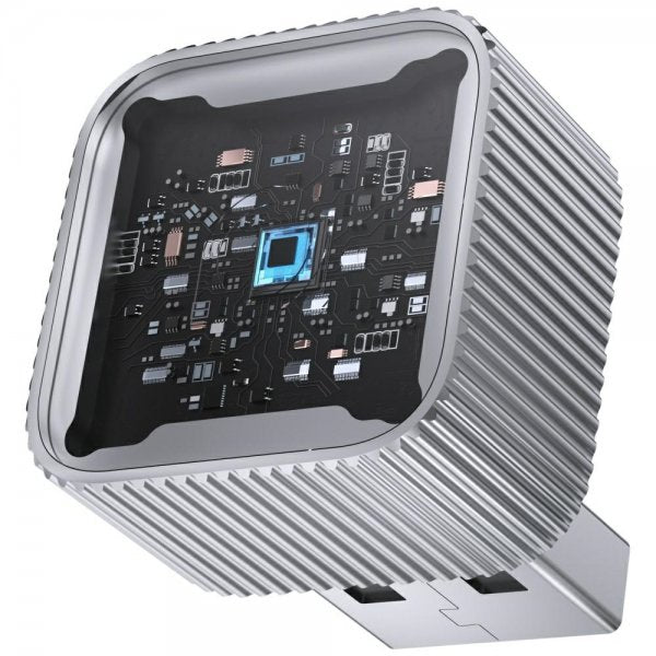 Ottocast Mini Cube Trådløs CarPlay/Android Auto Adapter Silver