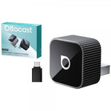 Ottocast Mini Cube Trådløs CarPlay/Android Auto Adapter Silver