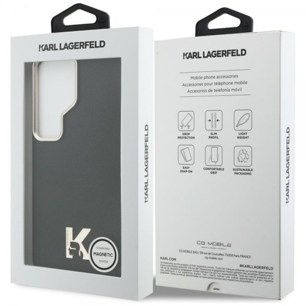 Karl Lagerfeld Samsung Galaxy S26 Ultra Deksel K Logo MagSafe Svart