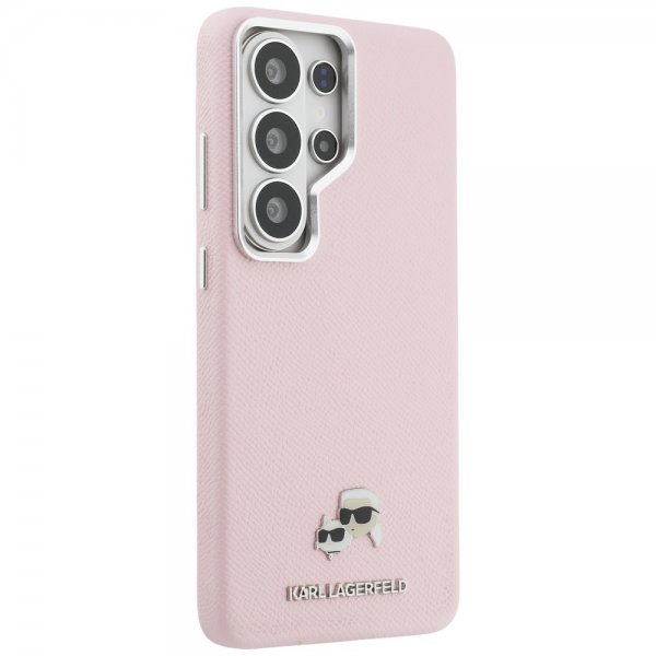 Karl Lagerfeld Samsung Galaxy S26 Ultra Deksel Saffiano MagSafe Rosa