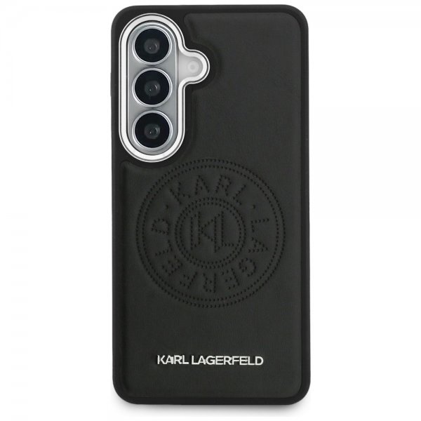 Karl Lagerfeld Samsung Galaxy S26 Deksel Perforated Logo MagSafe Svart