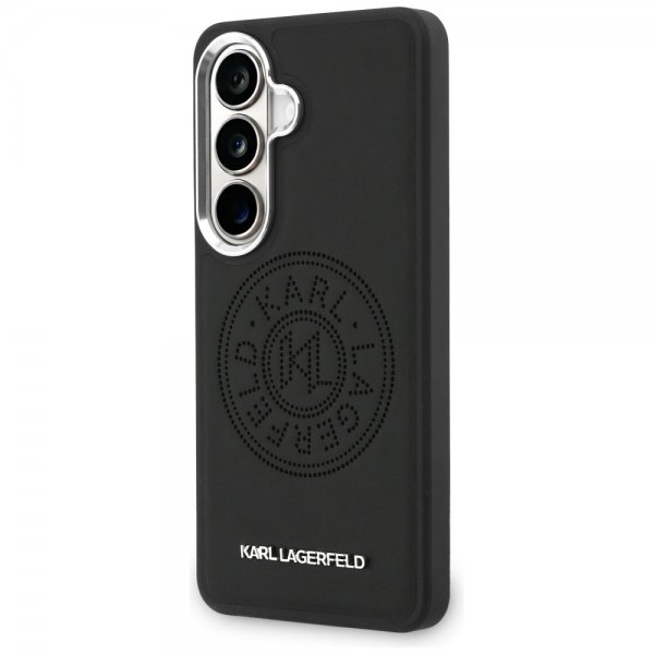 Karl Lagerfeld Samsung Galaxy S26 Plus Deksel Perforated Logo MagSafe Svart