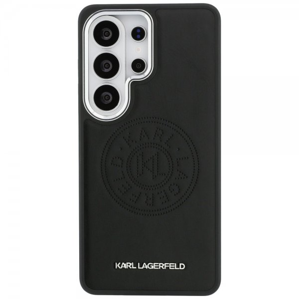 Karl Lagerfeld Samsung Galaxy S26 Ultra Deksel Perforated Logo MagSafe Svart