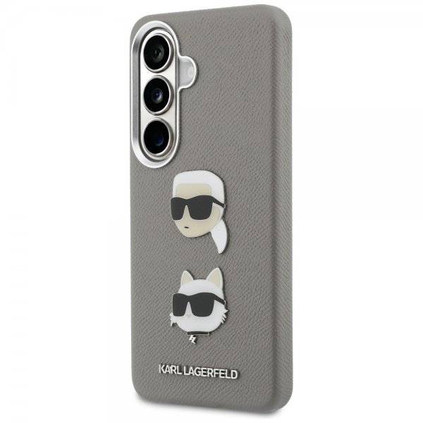 Karl Lagerfeld Samsung Galaxy S26 Deksel Saffiano Karl & Choupette Sølv