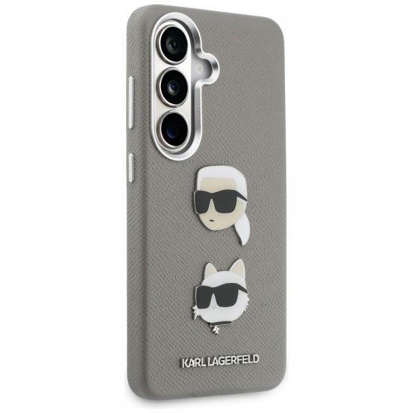 Karl Lagerfeld Samsung Galaxy S26 Deksel Saffiano Karl & Choupette Sølv