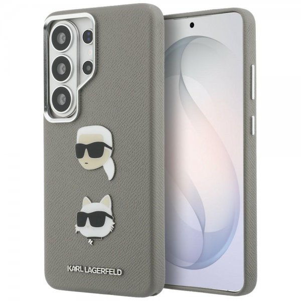 Karl Lagerfeld Samsung Galaxy S26 Ultra Deksel Saffiano Karl & Choupette Sølv