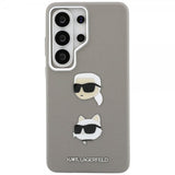 Karl Lagerfeld Samsung Galaxy S26 Ultra Deksel Saffiano Karl & Choupette Sølv
