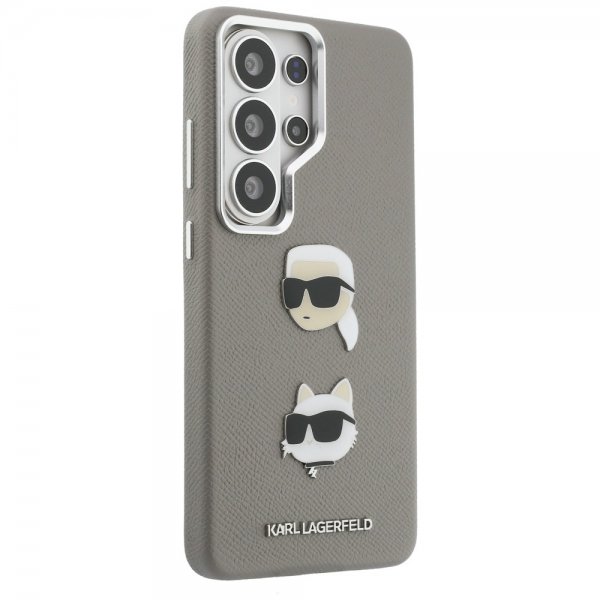 Karl Lagerfeld Samsung Galaxy S26 Ultra Deksel Saffiano Karl & Choupette Sølv