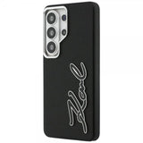 Karl Lagerfeld Samsung Galaxy S26 Ultra Deksel Metal Logo Grained Svart