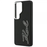 Karl Lagerfeld Samsung Galaxy S26 Ultra Deksel Metal Logo Grained Svart