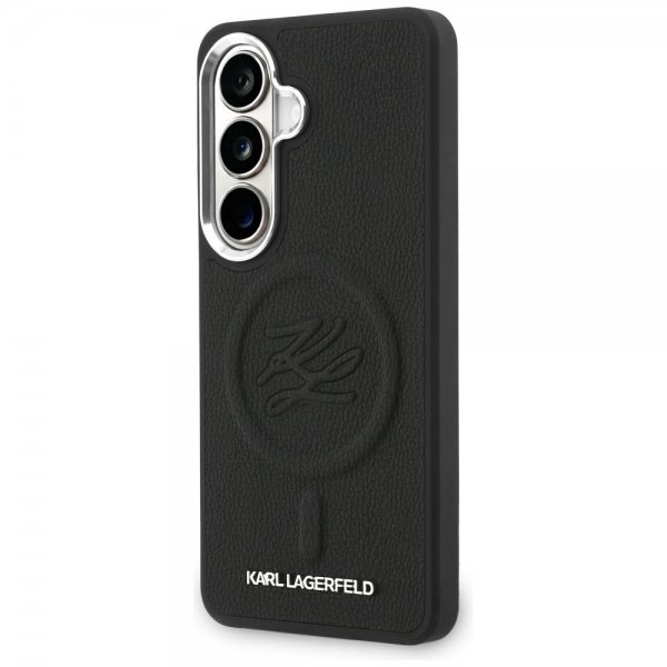Karl Lagerfeld Samsung Galaxy S26 Deksel Embossed MagSafe Svart