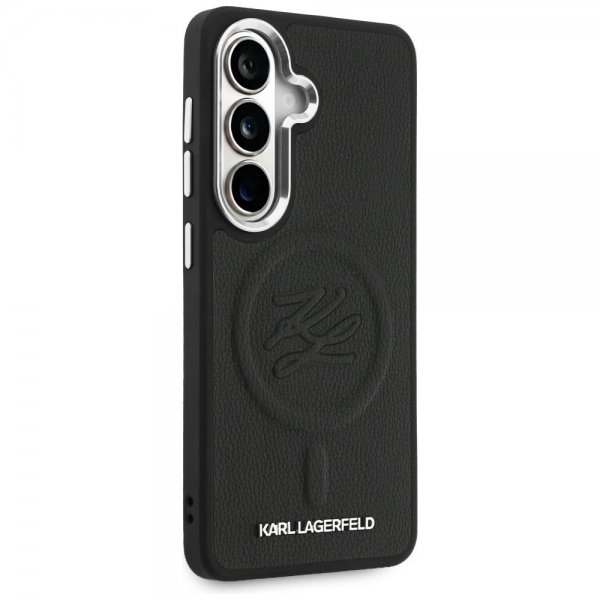 Karl Lagerfeld Samsung Galaxy S26 Deksel Embossed MagSafe Svart