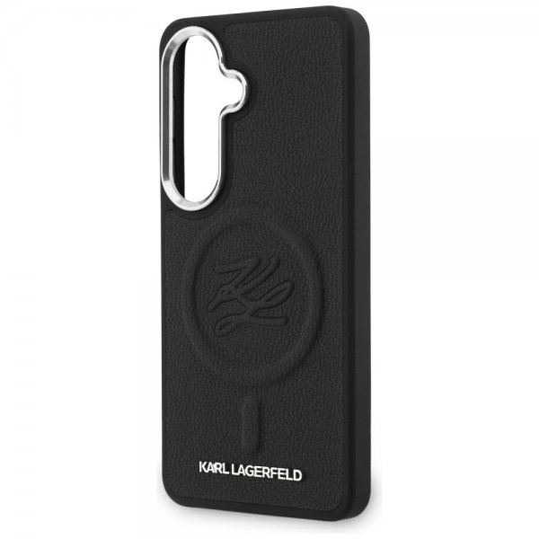 Karl Lagerfeld Samsung Galaxy S26 Plus Deksel Embossed MagSafe Svart