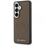 Karl Lagerfeld Samsung Galaxy S26 Deksel Embossed MagSafe Brun