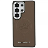 Karl Lagerfeld Samsung Galaxy S26 Ultra Deksel Embossed MagSafe Brun