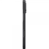 Pitaka iPhone 16 Deksel Ultra-Slim Case MagSafe Black/Grey Twill