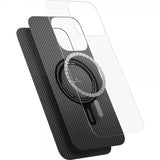Pitaka iPhone 16 Deksel Ultra-Slim Case MagSafe Black/Grey Twill
