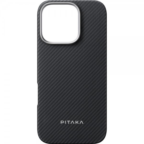 Pitaka iPhone 16 Pro Max Deksel Ultra-Slim Case MagSafe Black/Grey Twill