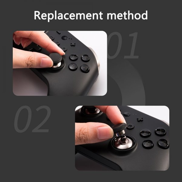 GuliKit King King Ring Thumbstick Kit Hvit